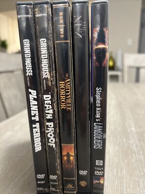 5 Horror Movies on DVDs Amityville Langoliers The Nun Planet Terror 