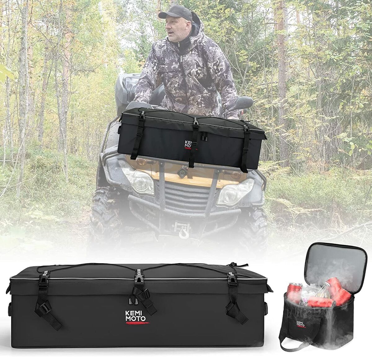 73L Rear Storage Bag for Front or Rear Rack w/Additional 73L Rear Storage Bag for Front or Rear Rack w/Additional