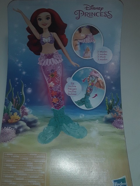 Disney Princess Glitter 'n Glow Ariel Doll - E6387 for sale online | eBay