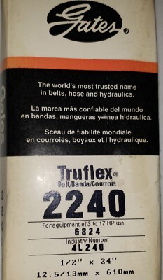 GATES 2240 Truflex V-Belt 4L240 1/2