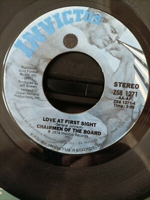 Chairmen Of The Board  'Let s Have Some Fun' Invictus ZS8 1271 promo Motown EXC