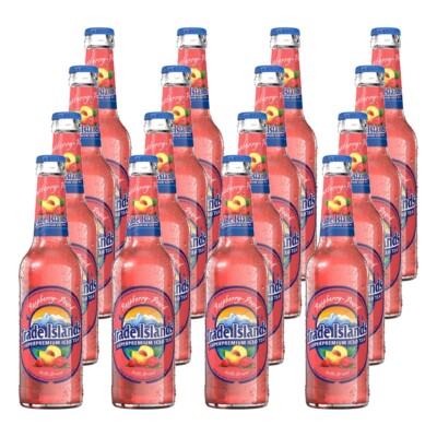 Trade Islands Iced Tea Raspberry-Peach 16 Flaschen je 0,33l inkl. Mehrweg Pfand