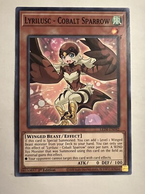 Lyrilusc - Cobalt Sparrow | Yugioh! Synchro Storm LED8-EN042 Common NM/M  Card