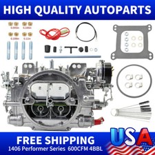 Carburetor w/ Electric Choke For Edelbrock 1406 Performer 600 CFM 4 BBL Chevelle