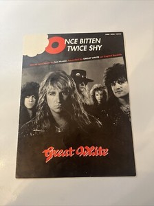 Once Bitten Twice Shy Great White | eBay