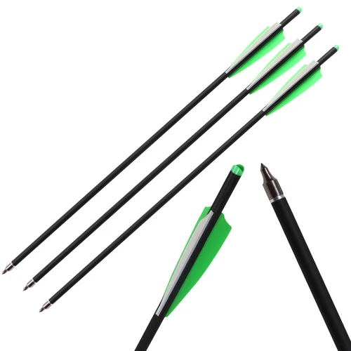 USA 20 Zoll Jagd Armbrust Schrauben Mix Carbonpfeile 12 Stück Bogenschießen Armbrust - Bild 6 von 15