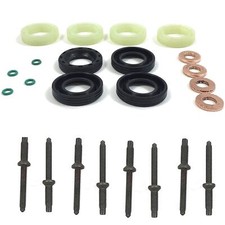 Injector Seal Copper Washer Stud Ring Kit For CITROEN C2 C3 I II C4 Cactus C4 II