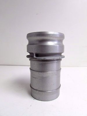 4'' ALUMINUM 400E MALE CAMLOCK AND HOSE BARB COUPLER ADAPTER ***NNB***