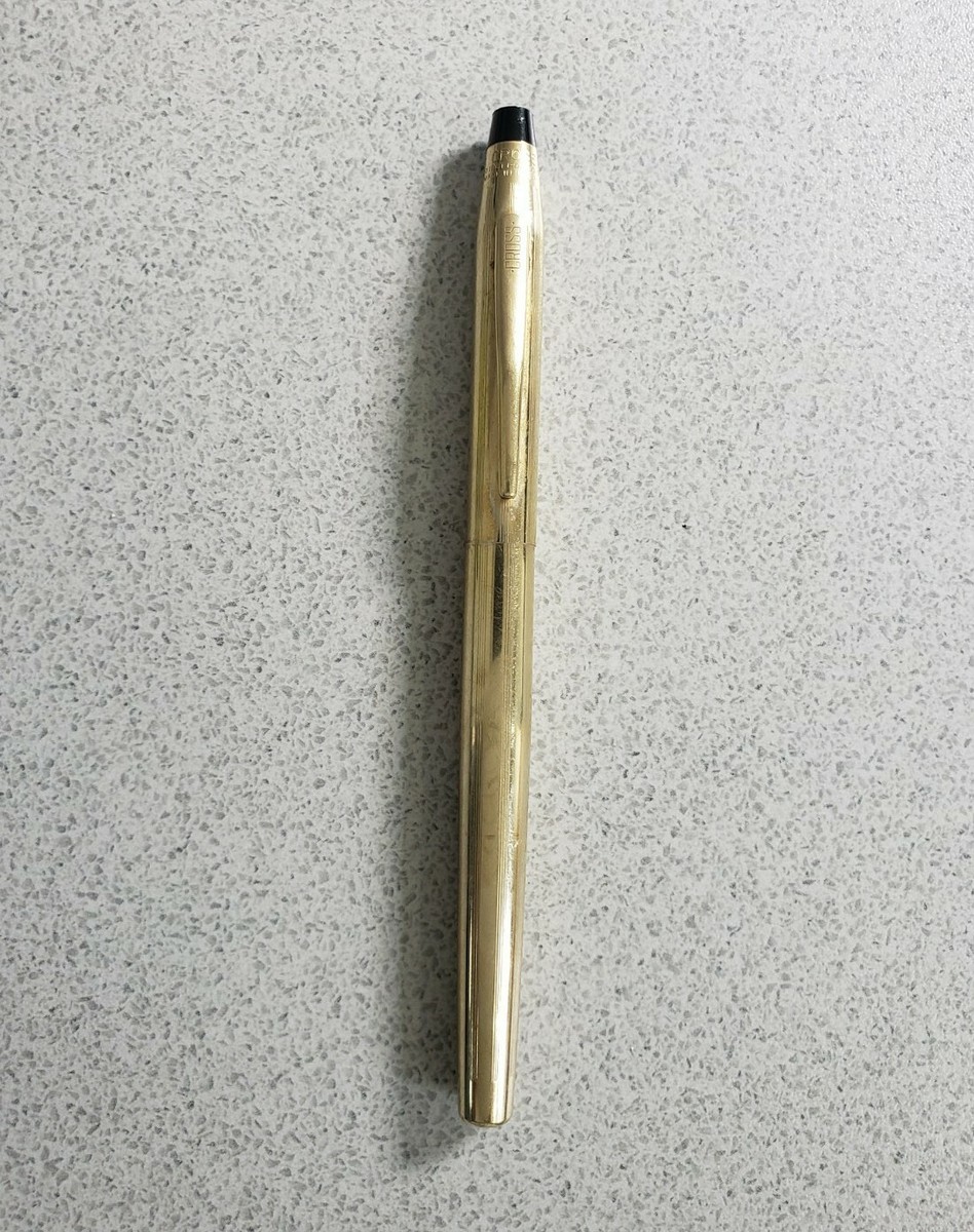 Fountain Pen Cross V20 14k Gold Filled Cross 1/20 10 Rolled Gold