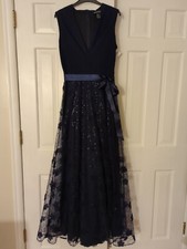 Mother Of The Bride Designer Dress By Frank Lyman Made In Can. 8 Used Once