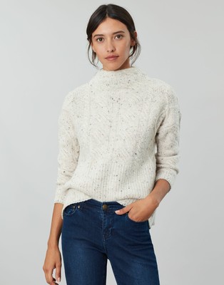 Joules Womens Joyce Cable Knit Jumper 