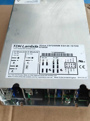 1PCS Used TDK-Lambda CSF250NM 5/24 5A 12/12/G H70035