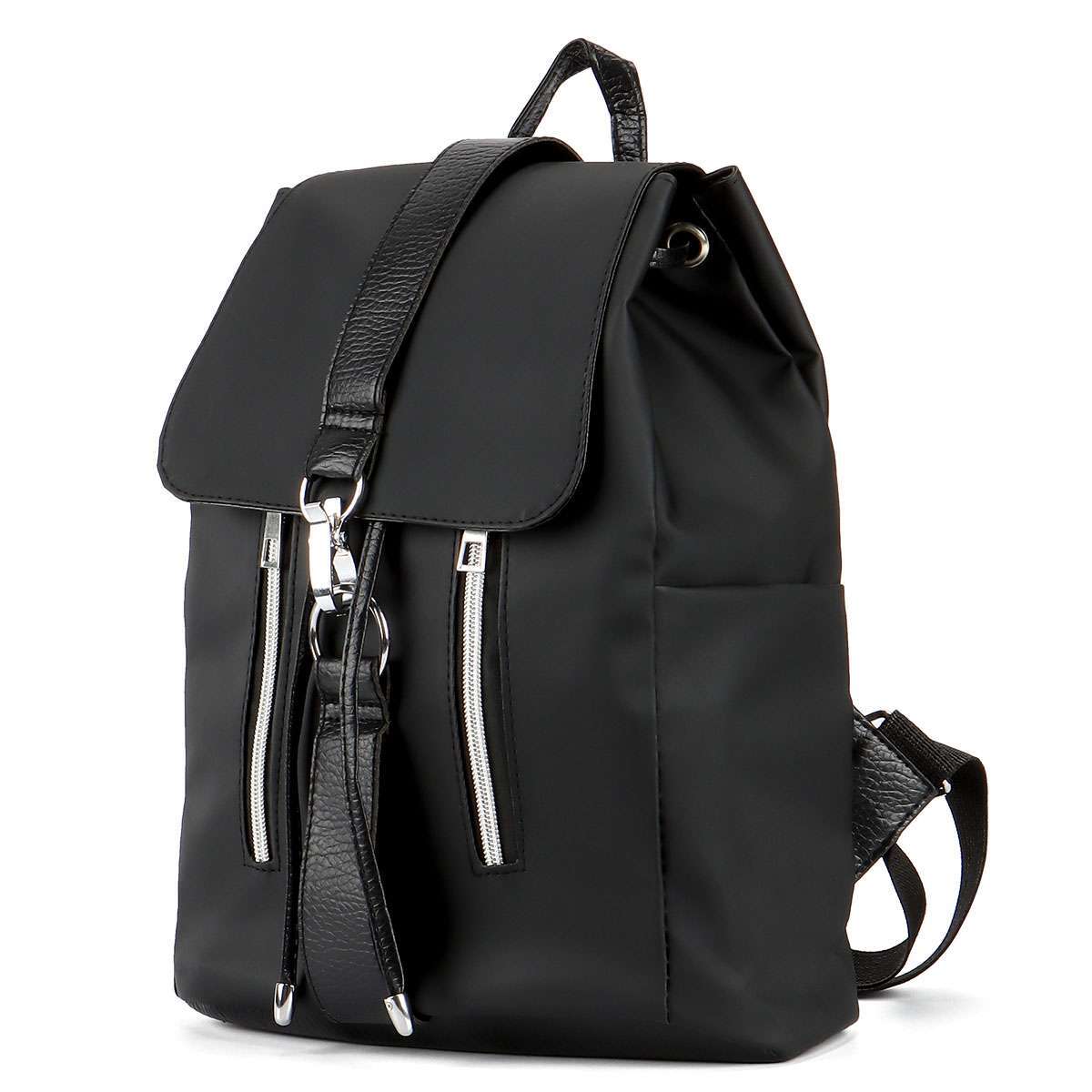 ? Women Black Waterproof Backpack Purse Nylon Anti-theft Rucksack Shoulder Bag Waterproof Womens Anti-Theft Backpack Rucksack Ladies Travel  main image 3