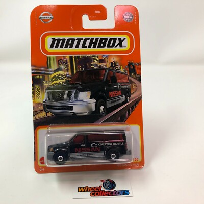Nissan NV Van #66 * Black * 2021 Matchbox Case U * ZB13