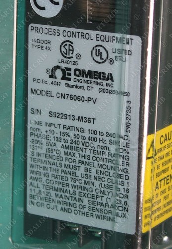 Omega, CN76060-PV, Digital Temp Temperature Controller W 9104 Module - Picture 5 of 5