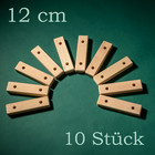 Zeltleinenspanner 12 cm 10 Stück Zeltspanner Holz Seilspanner Zweilochspanner