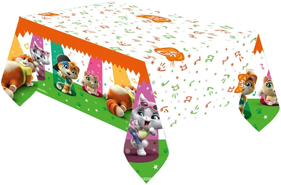 NAPPE en Papier 44 Chats 1.80m x 1.20m - Photo 1/1