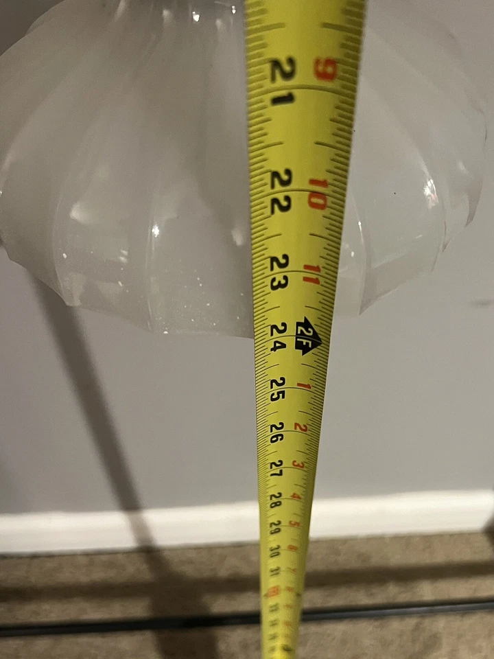 Lámpara colgante individual con cable con pantalla festoneada 3H Foto 4 de 4