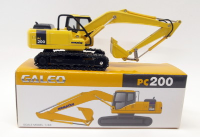 Tomica 1/43 Scale Diecast - PC200 Galeo Komatsu PC200 Excavator | eBay