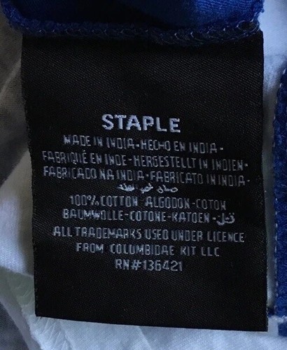 Staple Pigeon Men T-Shirt XL Multicolor Short Sleeve - Picture 6 of 7