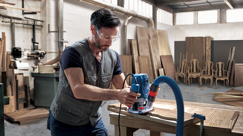 BOSCH® GOF 130 BOSCH Fresadora Superior Profesional 1300W + Accesorios 06016B... - Imagen 13 de 13