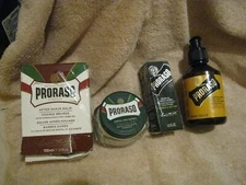 PRORASO 4 NEW products after shave balm, Pre-Shave, shampoo & Beard Oil ALL NEW!