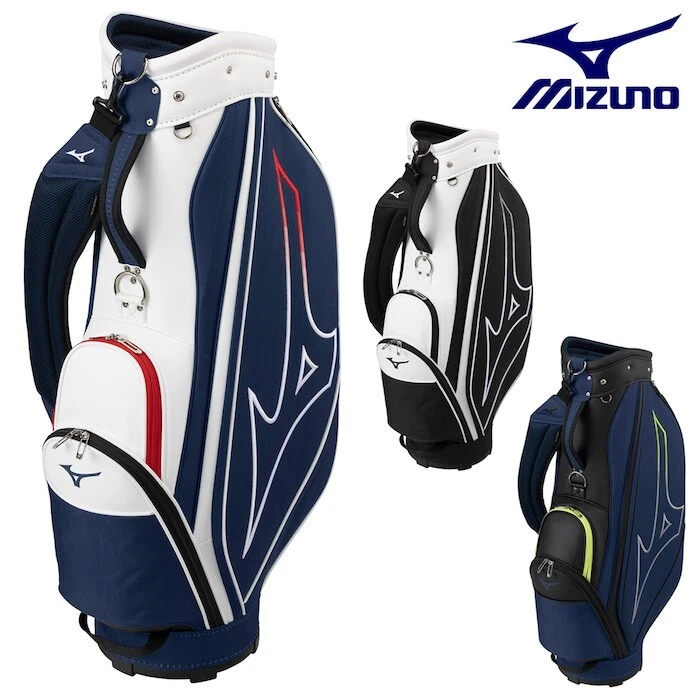 Bolsa de carro de golf Mizuno NX.6 5 vías 9 x 47 pulgadas 2,6 kg negro/blanco 2024 ligero Foto 3 de 4