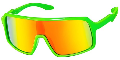 Kids Blade Wrap Sports Shield Baseball Cycling Sunglasses MultiColor Mirror 37RV - Picture 5 of 10