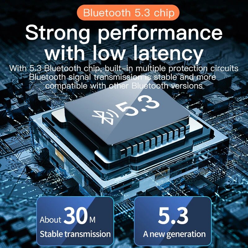 Bluetooth Receiver Transmitter 5.3 Stereo AUX 3.5mm Jack Coaxical Audio Adapter