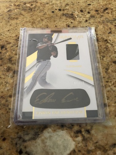 2018 IMMACULATE EDWIN ENCARNACION AUTO  GAME USED  8/10 AUTOGRAPH - Picture 1 of 3
