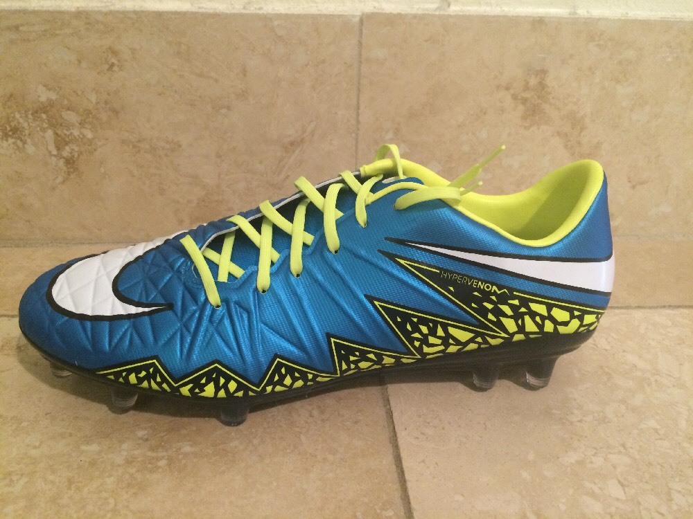 NEW 744945-400 NIKE HYPER VENOM BLUE LAGOON WHT VOLT WOMENS SOCCER
