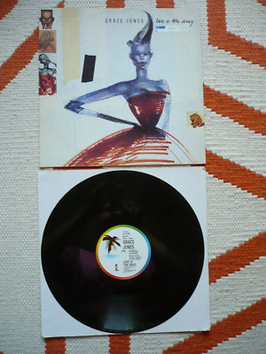 Grace Jones Love Is The Drug 12'' Vinyl UK 1986 Island 1st Press 3 Track Single
