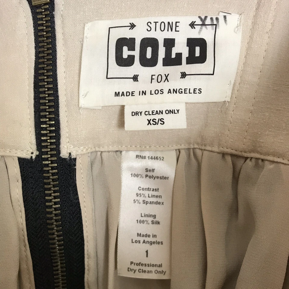 Vestido Stone Cold Fox Revolve Iowa Fuera del Hombro Negro Macramé Encaje XS Pequeño Foto 3 de 4