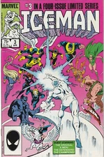 ICEMAN #3 & 4 / X-MEN / DEFENDERS / DEMATTEIS / KUPPERBERG / MARVEL COMICS 1984