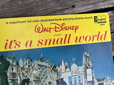 Walt Disney It's A Small World Vinyl Record 1964 Disneyland