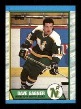 Dave Gagner 15 North Stars Hockey 1989 Topps 109 Sports Trading Card TC