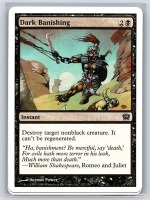 DARK BANISHING 122 C 9TH EDITION MAGIC: THE GATHERING