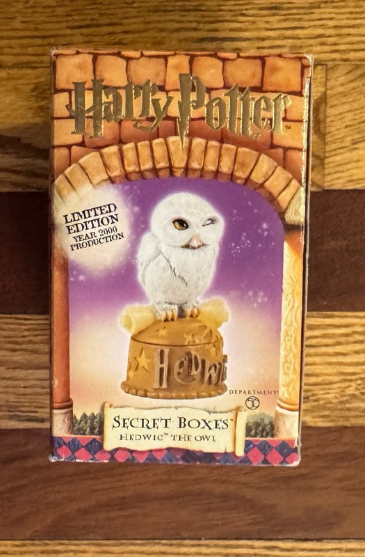NEW IN BOX Harry Potter Hedwig the Owl Secret Boxes / Limited Edition / OOAK!!!