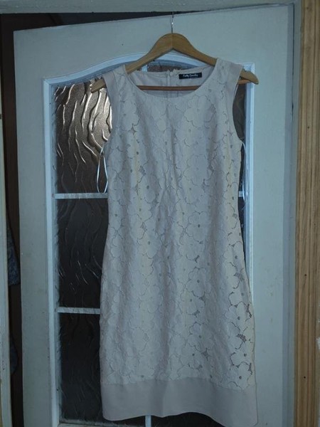 Women Betty Barclay Dress Pink Cotton 36