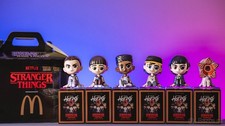 COMPLETE SET of 6 McDonald s Stranger Things collectible figures