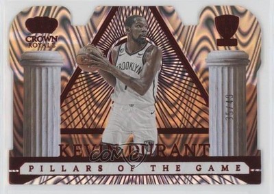 2022-23 Panini Crown Royale Pillars of the Game Red 35/49 Kevin Durant #3 7y2