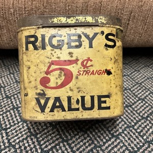 Vintage Rigby's Value Cigar Tin