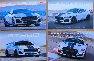 Shelby Mustang 2025 - Brochure Brochure - SET of 4 Brochures