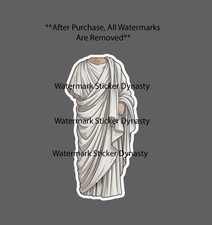Toga Sticker Waterproof Decal Rome Roman Greek Greece Senate History Gift NEW