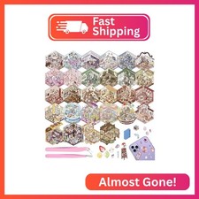 DIY 3D House Stickers Scene, 28 Set Fun DIY Sticker Therapy,Make Your Own Cute 3