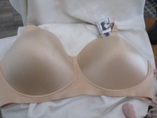 50 dd 50dd no wire  padded bra nude nwt new t shirt catherines intimates