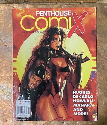 Penthouse Comix #2, July/August 1994  Adam Hughes Cover Vintage Rare