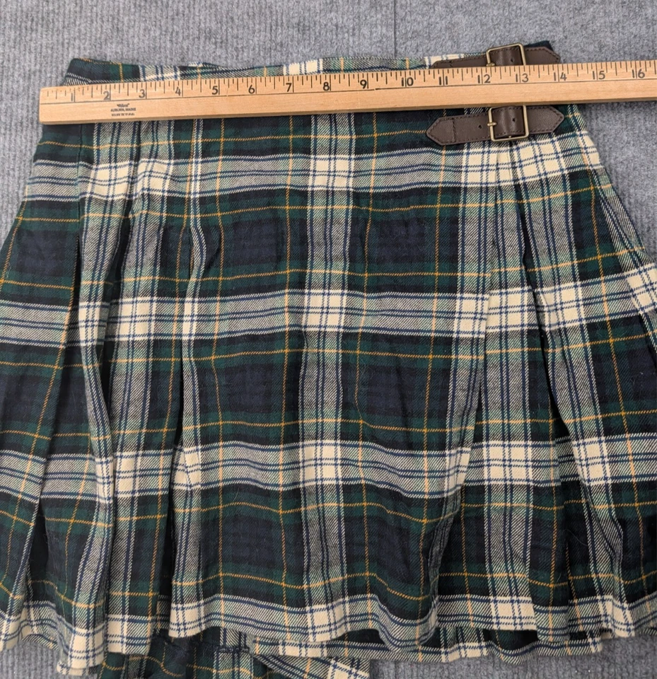 Polo Ralph Lauren клетку юбка девочек большой зеленый пояс опрятный праздник Acacademia - Изображение 3 из 4