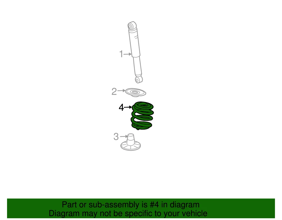 Muelle helicoidal trasero genuino GM 22714392 Foto 3 de 3