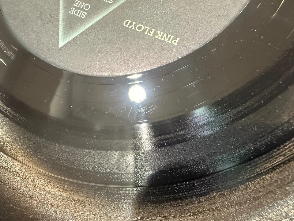 PINK FLOYD DARK SIDE OF THE MOON RARE 1973 1ST PRESS F4#2 W/ 2 POSTERS SHRINK Foto 3 de 4